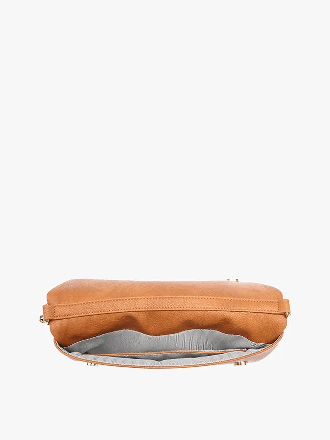 Isadora Whipstitch Crossbody - Brown