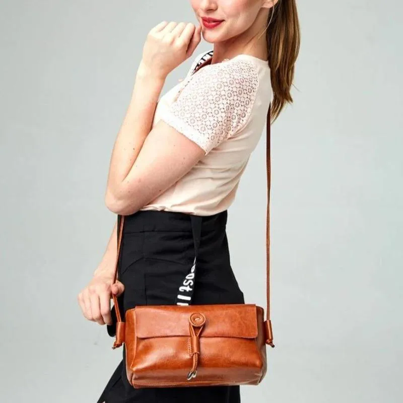 Reich Leather Shoulder Bag